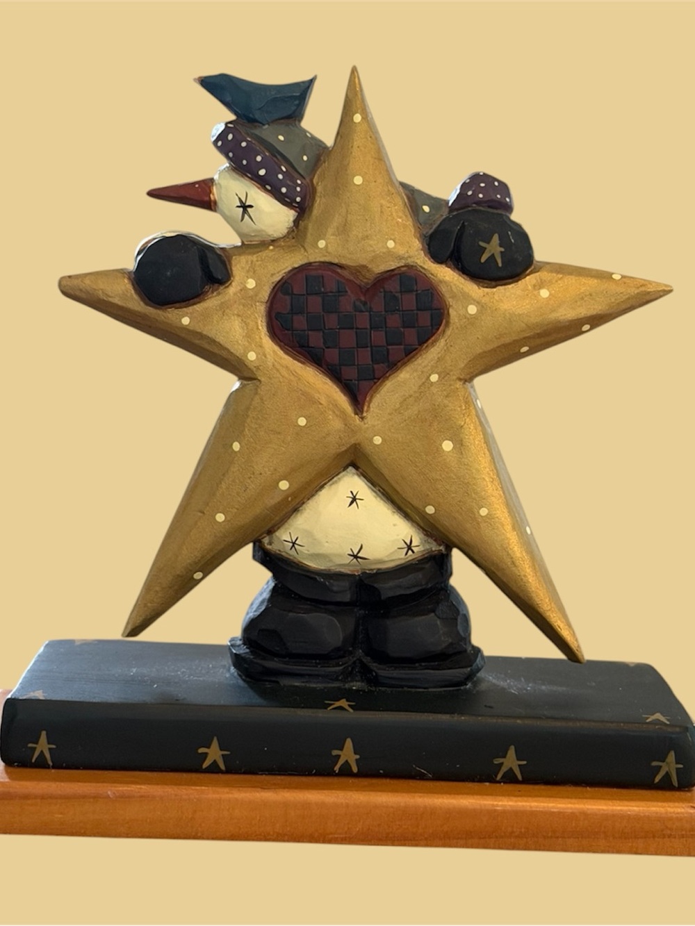 1998 Snowman & Star Figurine Williraye Studio